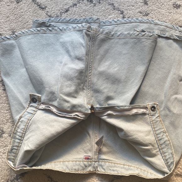 American Apparel Light Denim Skater Skirt - Picture 6 of 7